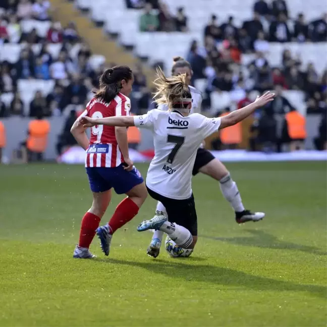 Beşiktaş Kadın Futbol Takımı, Atletico Madrid'e 2-0 mağlup oldu