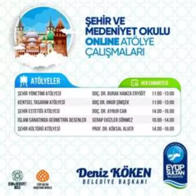 Şehir ve Medeniyet Okulu'nda online eğitim başladı