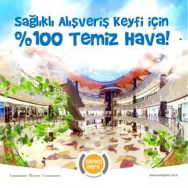 Sanko Park'ta hava hep taze