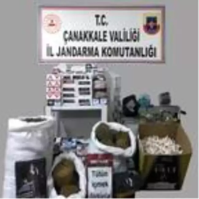 Biga'da kaçak tütün operasyonu