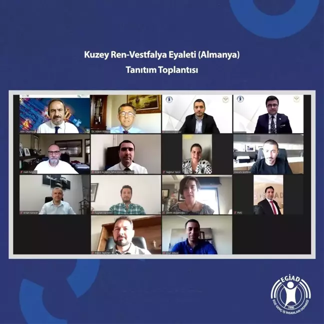 Almanya'nın Kuzey Ren-Vestfalya Eyaleti EGİAD ile buluştu