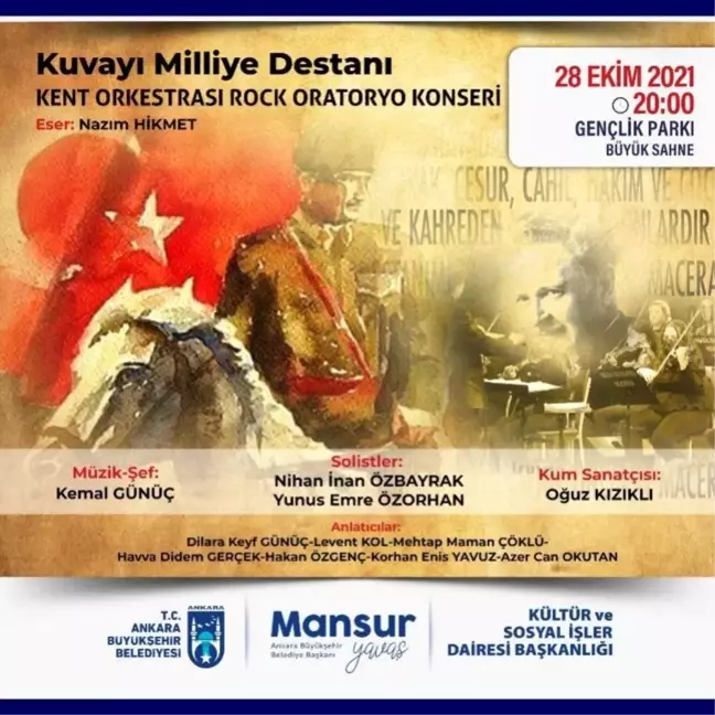 BAŞKENT'TE 29 EKİM CUMHURİYET BAYRAMI BÜYÜK COŞKUYLA KUTLANACAK