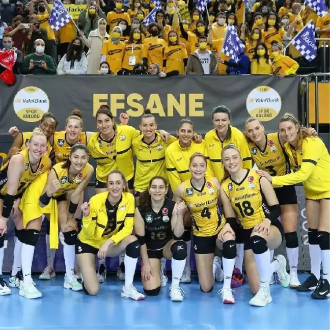 VakıfBank, 6'da 6 ile çeyrek finalde