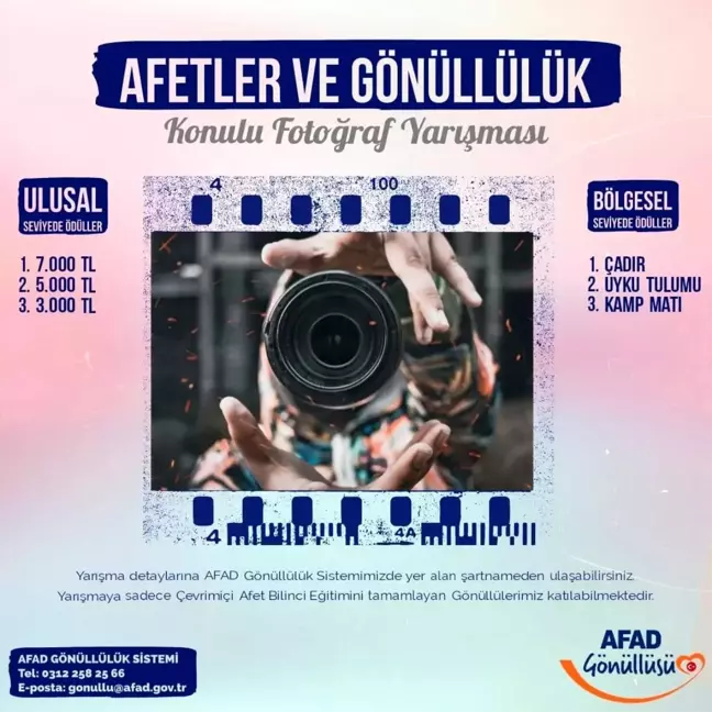 AFAD gönüllüleri için
