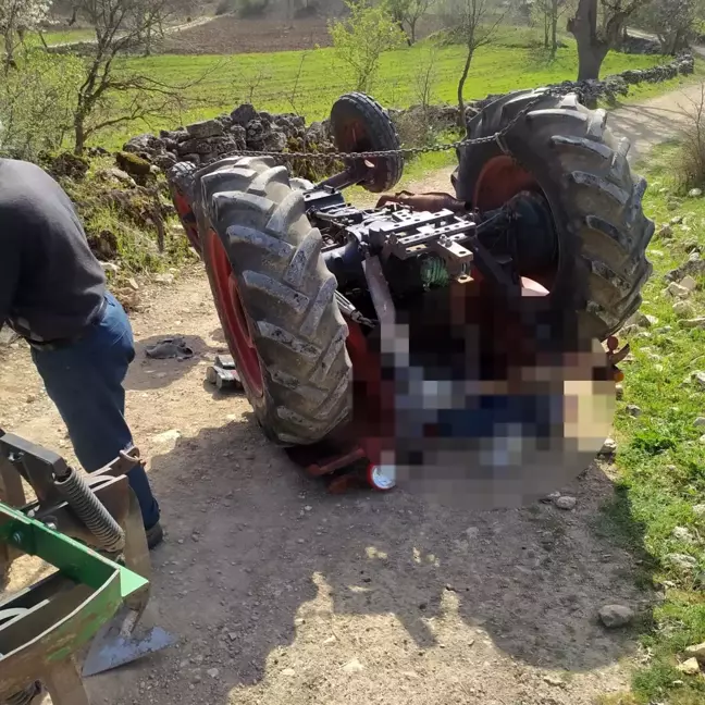 Bursa'da traktör devrildi: 1 ölü, 1 yaralı