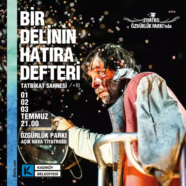 Kadıköy'de Tiyatro, Özgürlük Parkı'nda Başlıyor