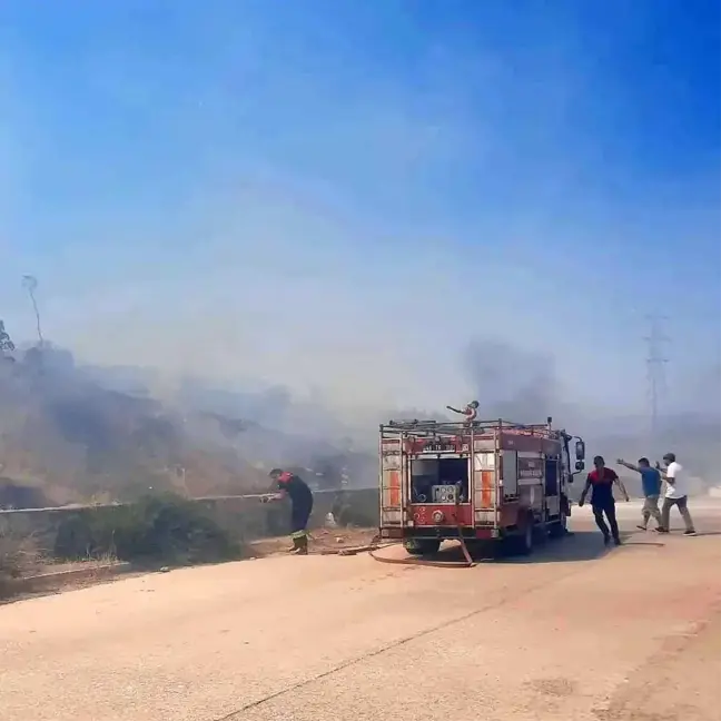 Son dakika haberi | Bodrum'da makilik alanda yangın