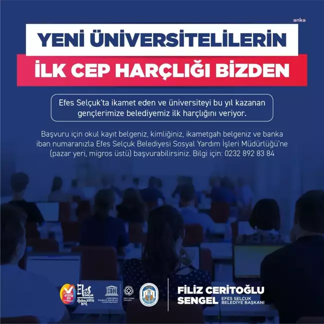Konya haberleri: Efes Selçuklu Yeni Üniversitelilerin İlk Harçlıkları Belediyeden