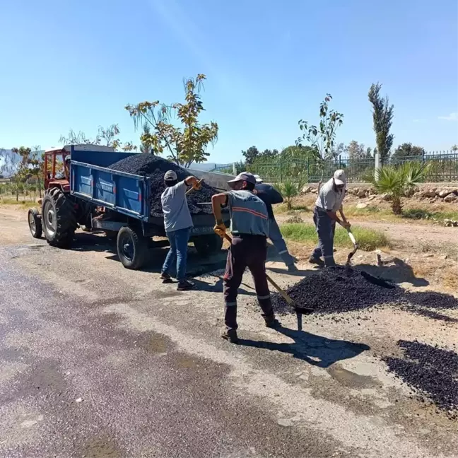 Aydın haberi: Köşk'te asfalt çalışmaları devam ediyor