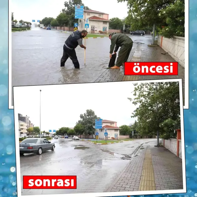 Su baskınları için yapılan çalışmalar fotoğraflar ile kayıt altına alınarak öncesi ve sonrası kamuoyu ile paylaşıldı