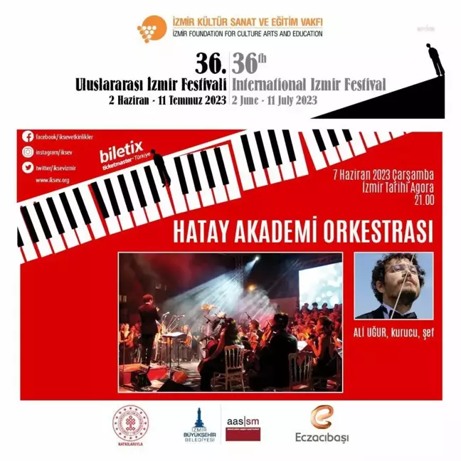 Hatay Akademi Senfoni Orkestrası, İzmir Festivali'nde sahne alacak