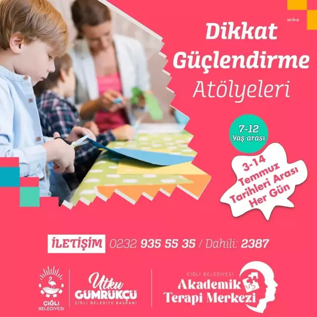 Çiğli Belediyesi Dikkat Güçlendirme Atölyeleri Başlıyor