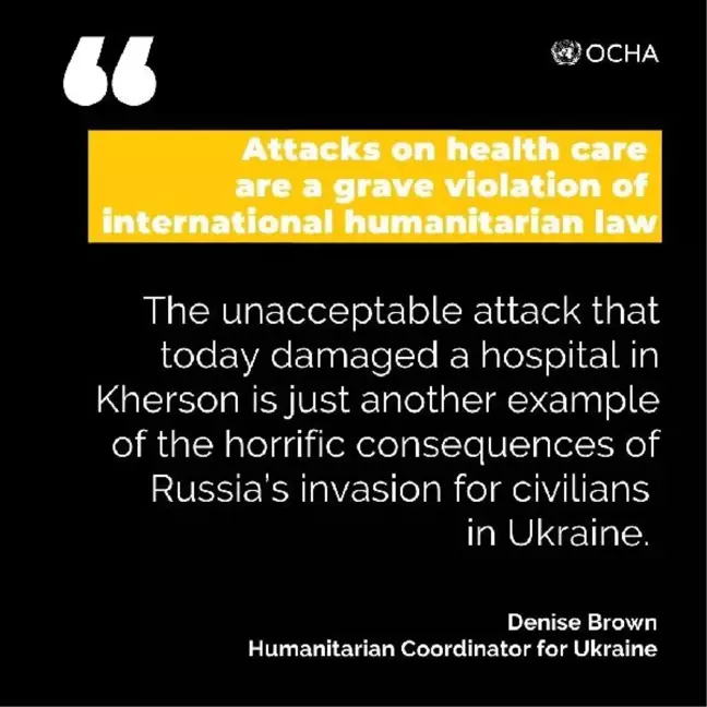 Ukrayna'da Hastaneye Yapılan Saldırıda Genç Bir Doktor Hayatını Kaybetti