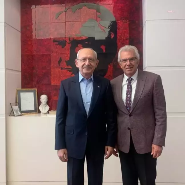 Ödemiş Belediye Başkanı Mehmet Eriş, CHP Genel Başkanı Kemal Kılıçdaroğlu'nu ziyaret etti