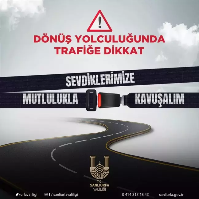 Şanlıurfa Valisi Vatandaşlardan Trafikte Dikkatli Olmalarını İstedi