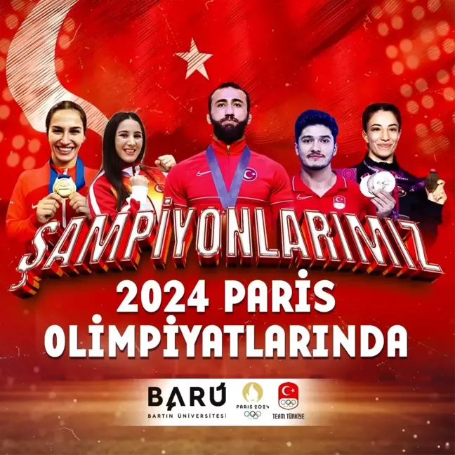 BARÜ'den 5 milli sporcu Paris Olimpiyatlarında Türkiye'yi temsil edecek