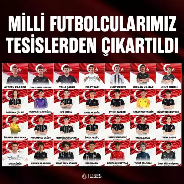 Manisa Futbol Kulübü Akademisi Futbolcuları Tesislerden Çıkartıldı
