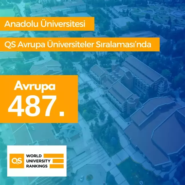 Anadolu Üniversitesi, Avrupa'nın en iyi 500 üniversitesi arasında yer aldı