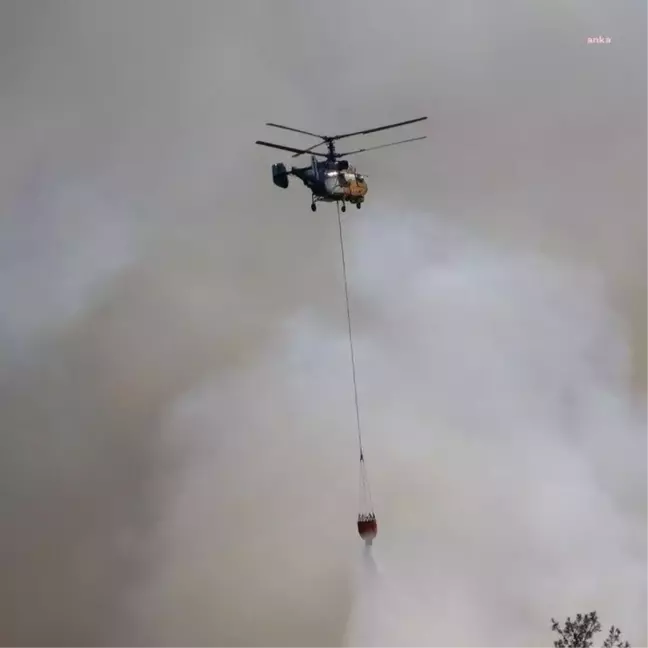 Adana'da Orman Yangınına Müdahale Eden Helikopter Kırıma Uğradı