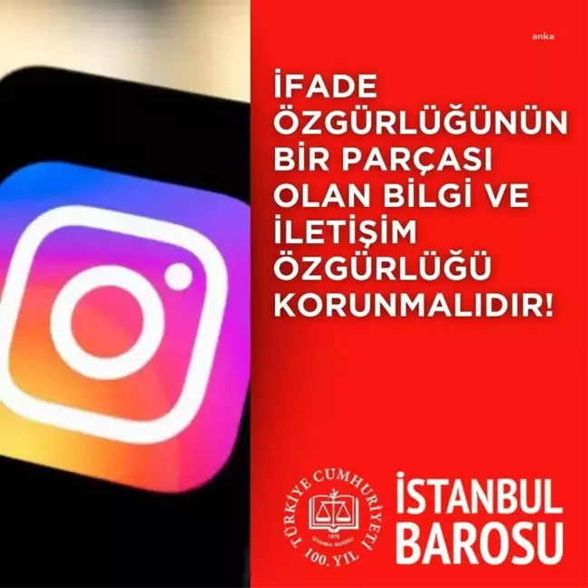 İstanbul Barosu, Instagram'a erişim kısıtlamasına tepki gösterdi