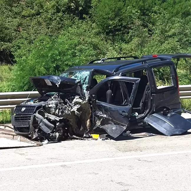 Giresun'da feci kaza: 9 kişi ağır yaralı