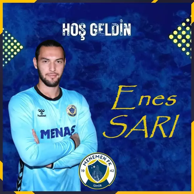 Menemen Futbol Kulübü, kaleci Mehmet Enes Sarı'yı transfer etti