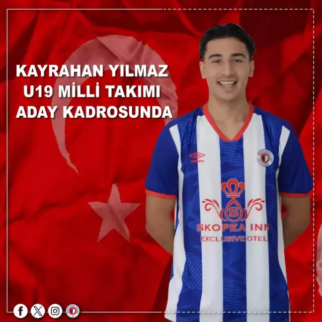 Fethiyespor'un yeni transferi Kayrahan Yılmaz, U19 Milli Takım'a seçildi