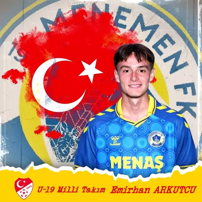 Menemen FK Genç Oyuncusu Emirhan Arkutcu U-19 Milli Takımına Çağrıldı