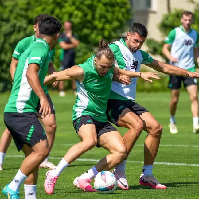 Konyaspor, Samsunspor maçı hazırlıklarını sürdürdü