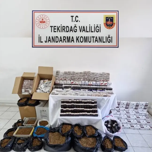 Tekirdağ'da 49 Bin Makaron Ele Geçirildi