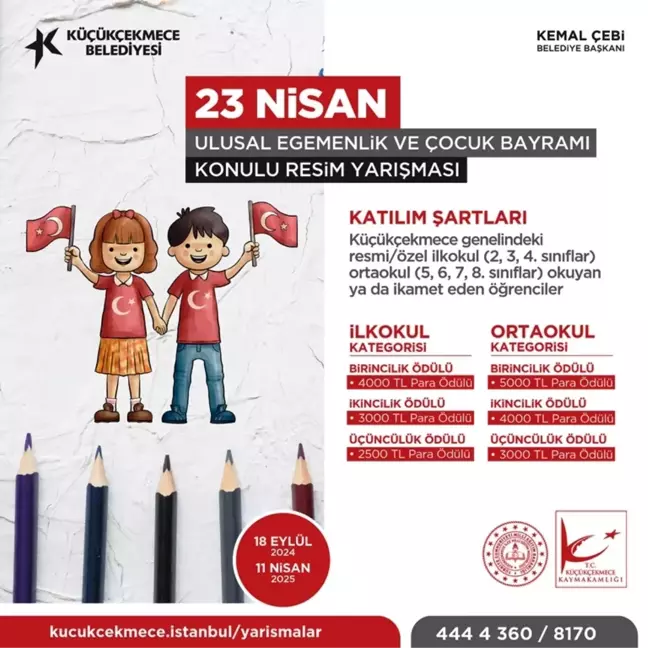 Küçükçekmece'de Öğrencilere Ödüllü Yarışmalar Başlıyor