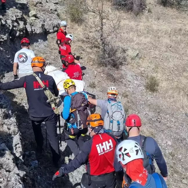 Bolu'da 3. Ulusal Dağ Arama Kurtarma Tatbikatı Gerçekleştirildi