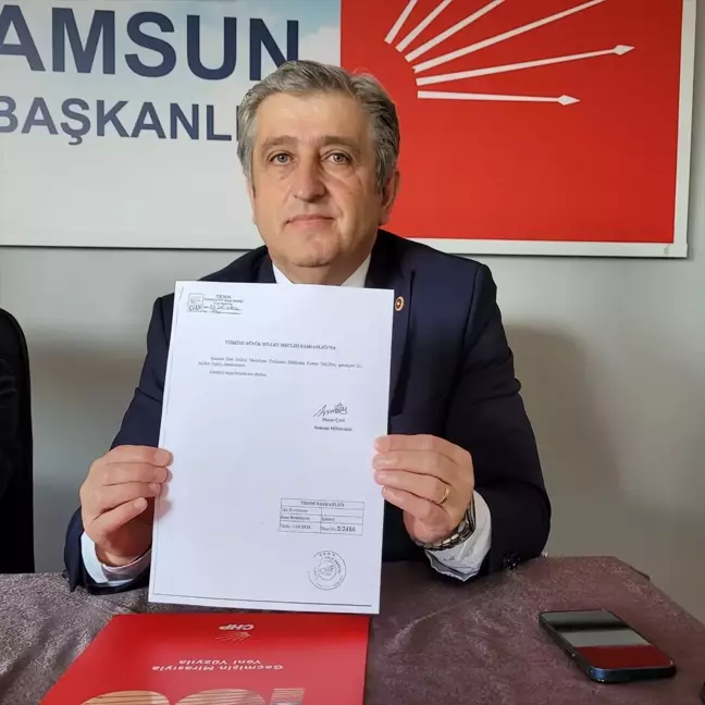 CHP'li Murat Çan'dan Samsun'a İstiklal Madalyası Teklifi