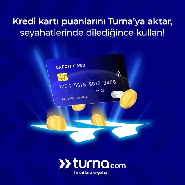 Turna.com, Kredi Kartı Puanlarını Seyahat Fırsatlarına Dönüştürüyor