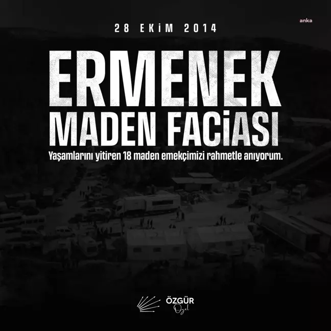 Özgür Özel, Ermenek Maden Faciası'nı Andı