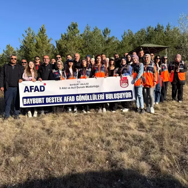 Bayburt'ta Destek AFAD Gönüllüleri Buluşuyor Programı Düzenlendi