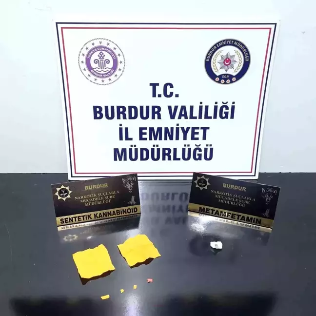 Burdur'da Uyuşturucu ile Yakalanan Şüpheli Tutuklandı