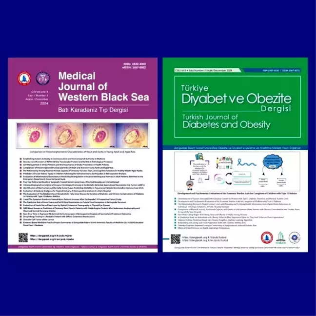 Batı Karadeniz Tıp Dergisi ve Türkiye Diyabet ve Obezite Dergisi 2024 Aralık Sayıları Yayımlandı