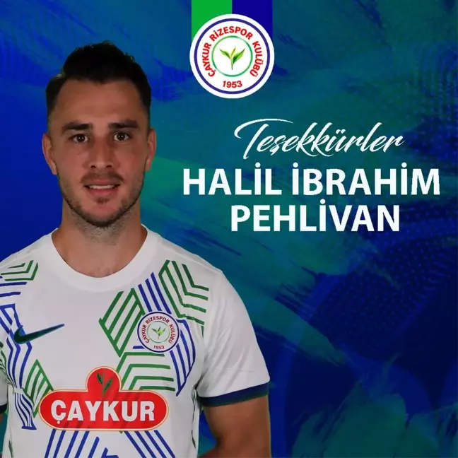 Çaykur Rizespor, Halil İbrahim Pehlivan ile Yollarını Ayırdı