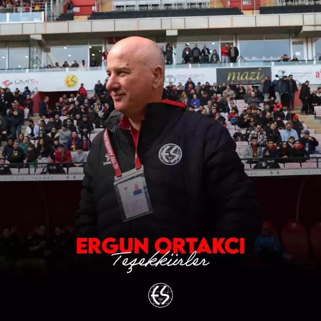 Eskişehirspor Teknik Direktörü Ergün Ortakçı ile Yolları Ayırdı