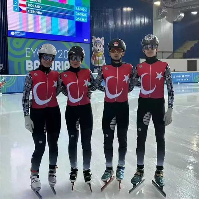 Türkiye, EYOF'ta Tarihinde İlk Kış Olimpik Takım Madalyasını Kazandı