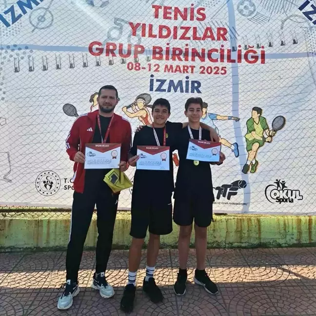 Muğla Teknoloji ve Kültür Koleji Yıldız Erkekler Tenis Takımı Bölge Şampiyonu Oldu