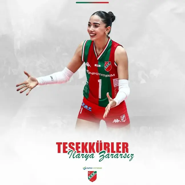 Karşıyaka'da Libero İlarya Zararsız ile Ayrılık