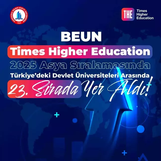 Zonguldak Bülent Ecevit Üniversitesi, 2025 Asya Sıralamasında 23. Sırada