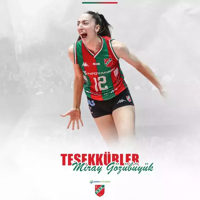 Karşıyaka'da 6. Voleybolcu Miray Gözübüyük ile Yollar Ayrıldı