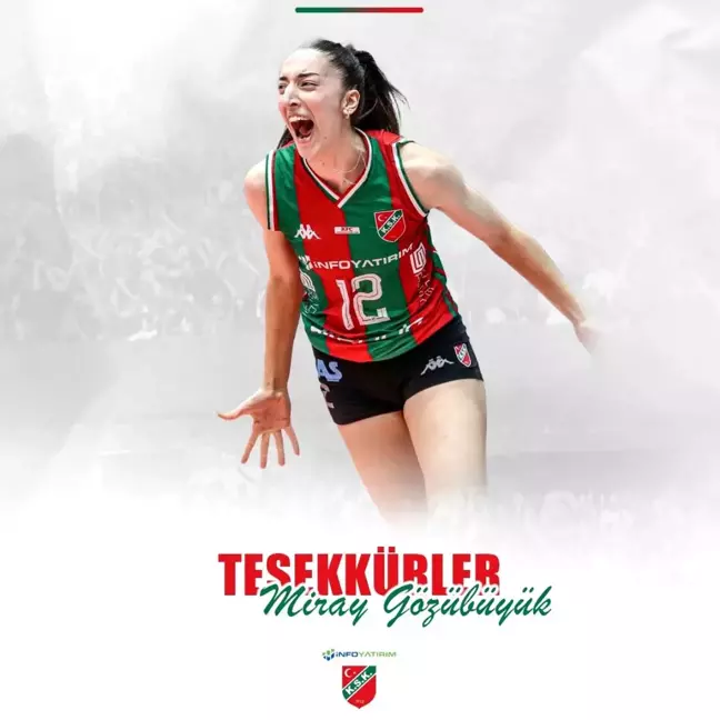 Karşıyaka Voleybol, Miray Gözübüyük ile Yollarını Ayırdı