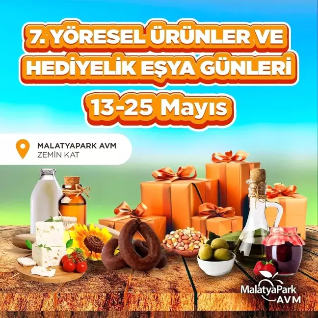Malatyapark'ta Yöresel Ürünler ve Hediyelik Eşya Günleri Başladı