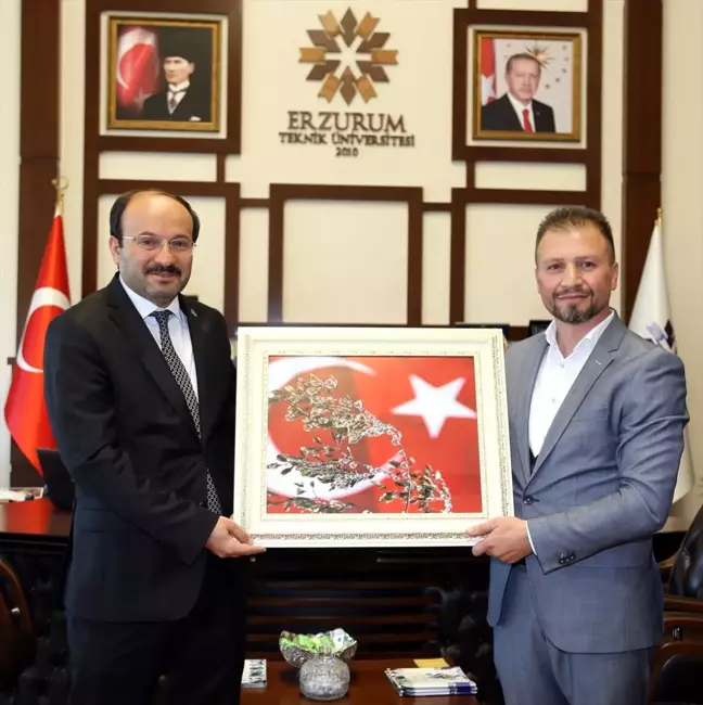 AA Bölge Müdürü Bekar'dan ETÜ Rektörü Çakmak'a ziyaret