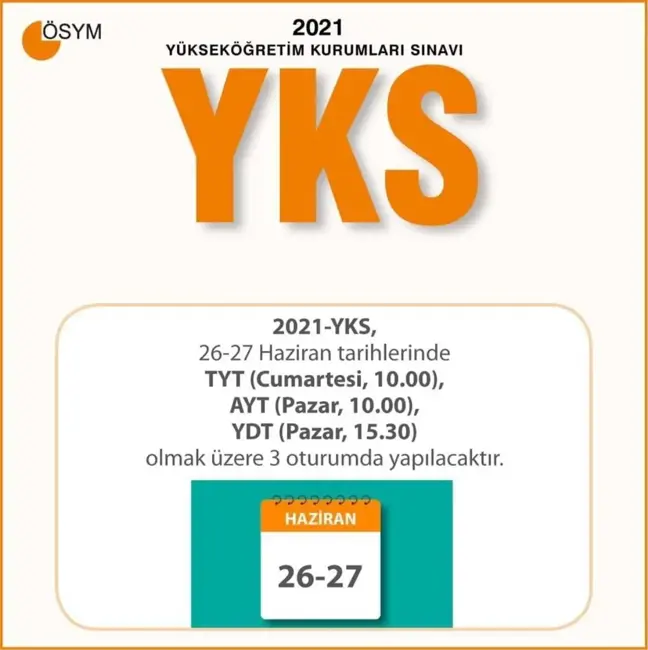 ÖSYM Başkanı Aygün YKS'nın detaylarını paylaştı