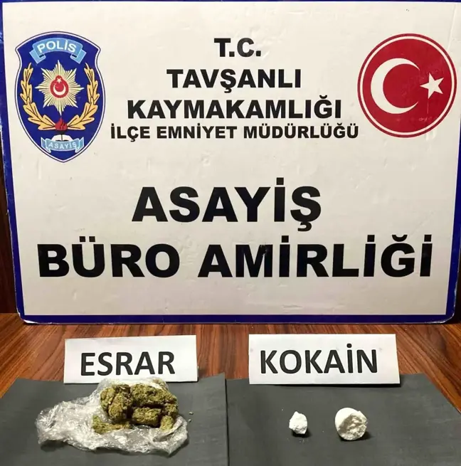Kütahya'da Uyuşturucu Operasyonu: İki Şüpheli Tutuklandı